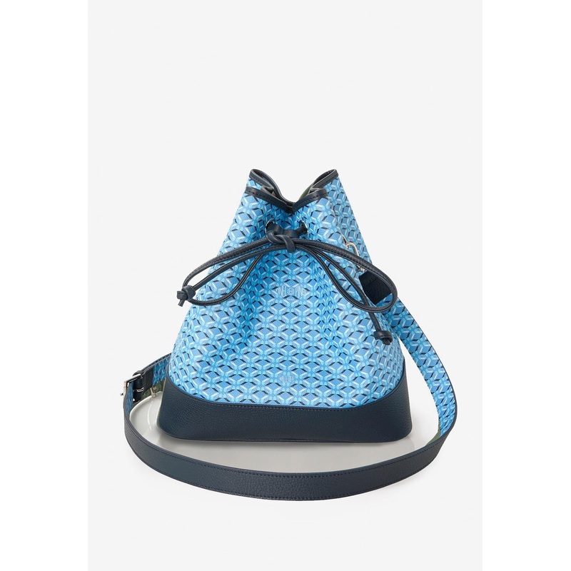 Saxo Coated Canvas Monogram Bucket Bag