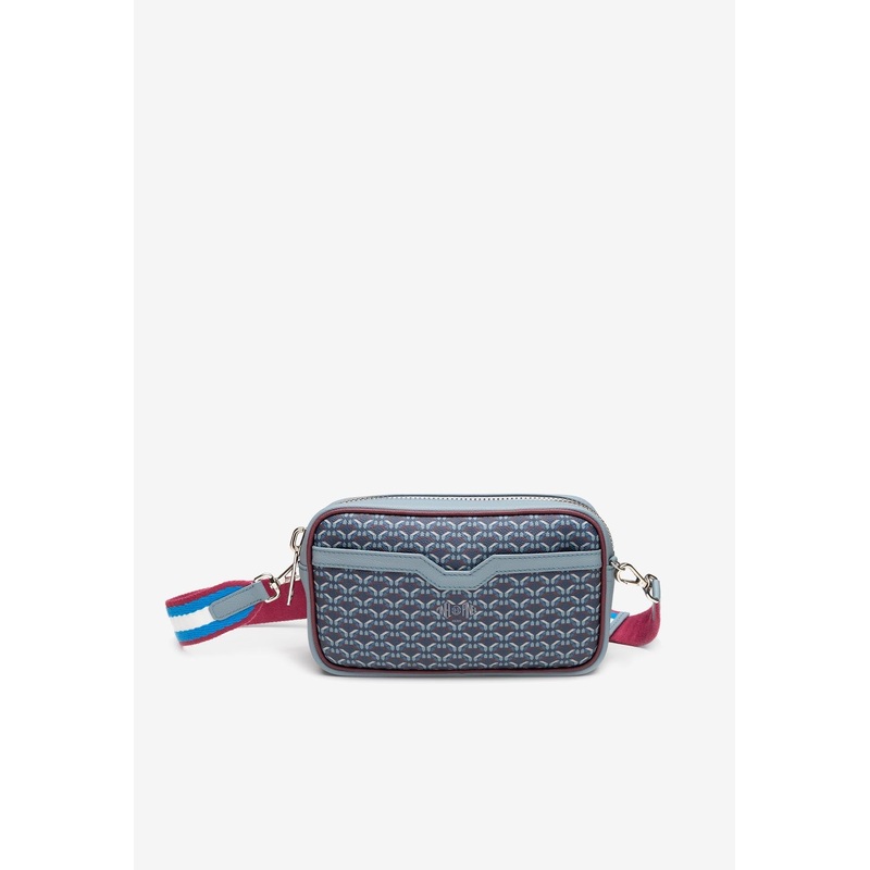 Small Clyde Coated Canvas Shoulder Bag