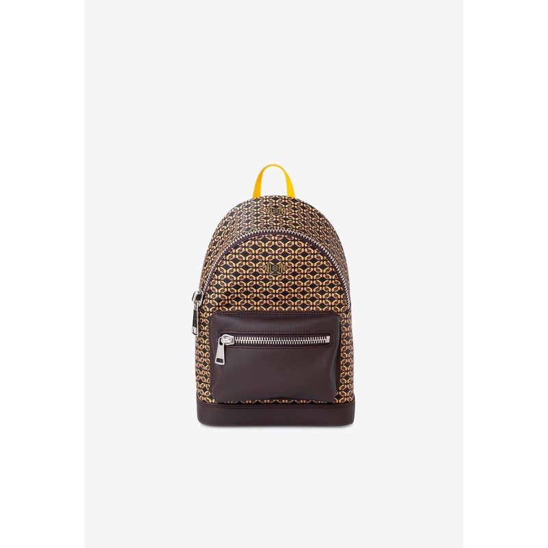 Small Ginko Coated Canvas Monogram Backpack