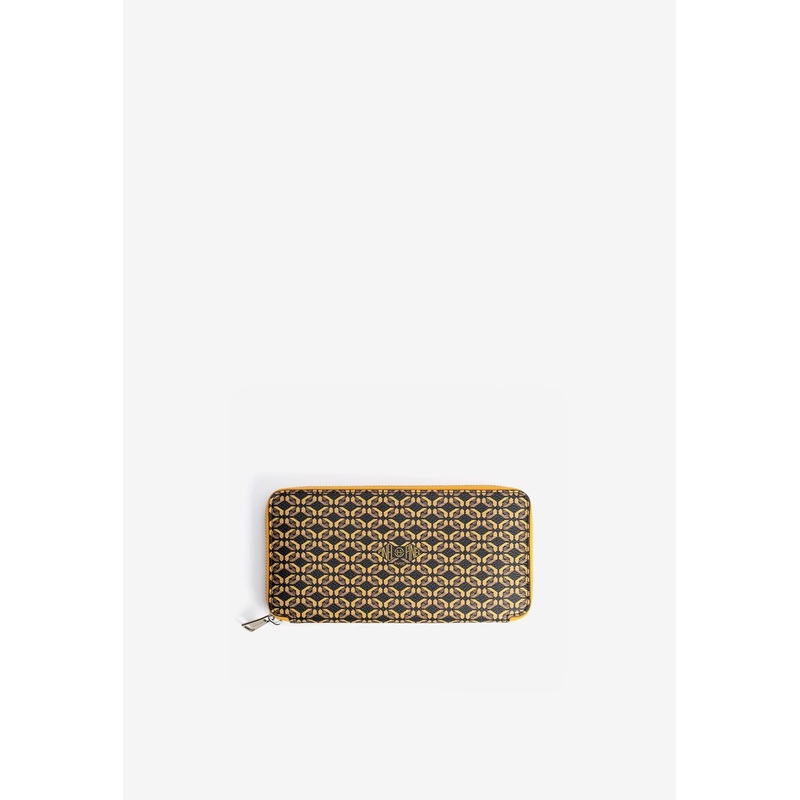 T-one Coated Canvas Zip-Around Wallet