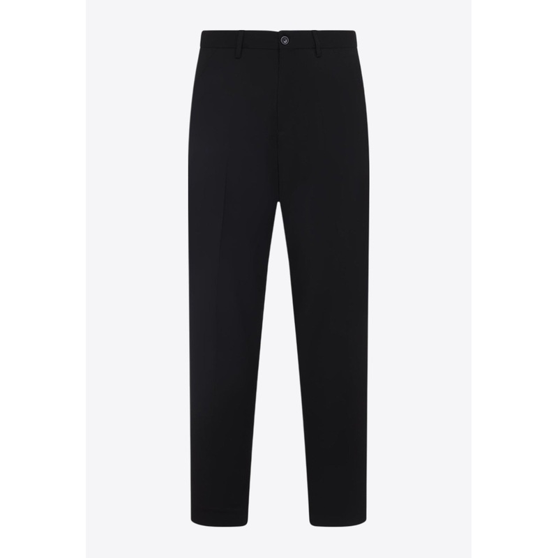 Tapered-Leg Chino Pants