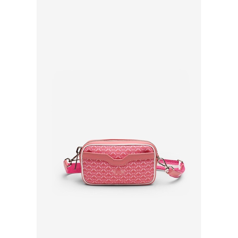 XS Clyde Coated Canvas Monogram Shoulder Bag