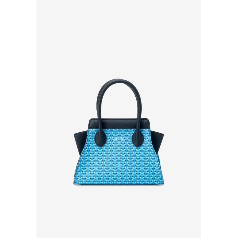 XS Patti Coated Canvas Monogram Top Handle Bag