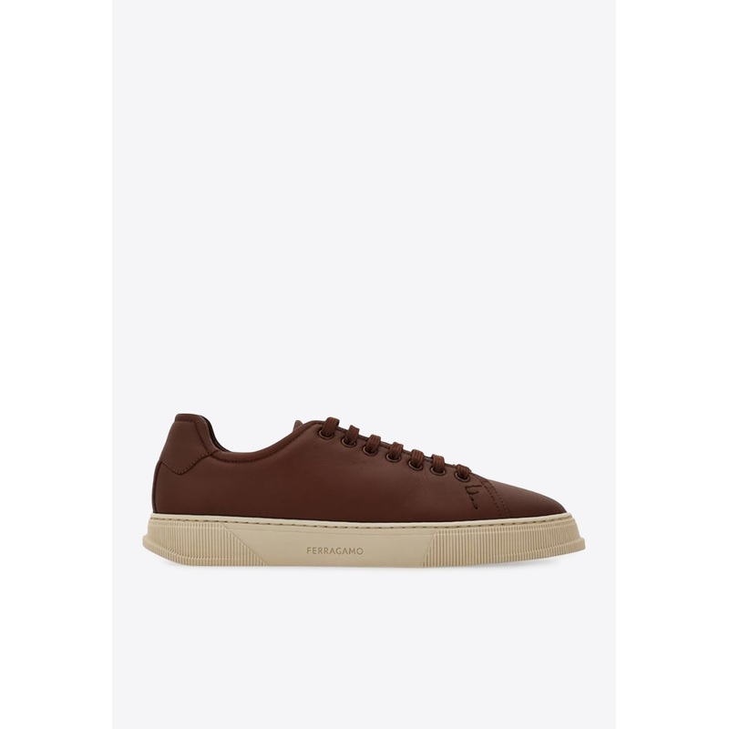 Calf Leather Low-Top Sneakers