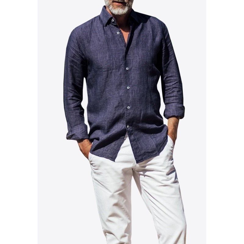 Divin Button-Up Shirt in Linen