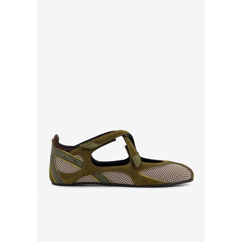 Floor 1 Mesh Ballet Flats