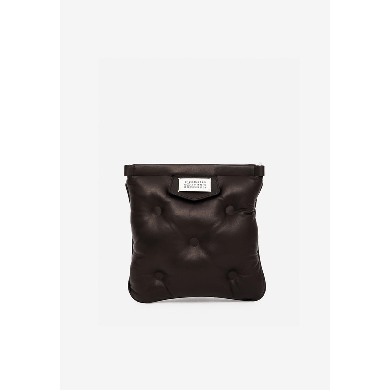 Glam Slam Quilted Leather Flat Shoulder Bag