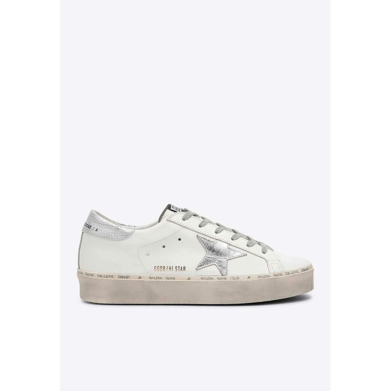 Hi-Star Leather Low-Top Sneakers