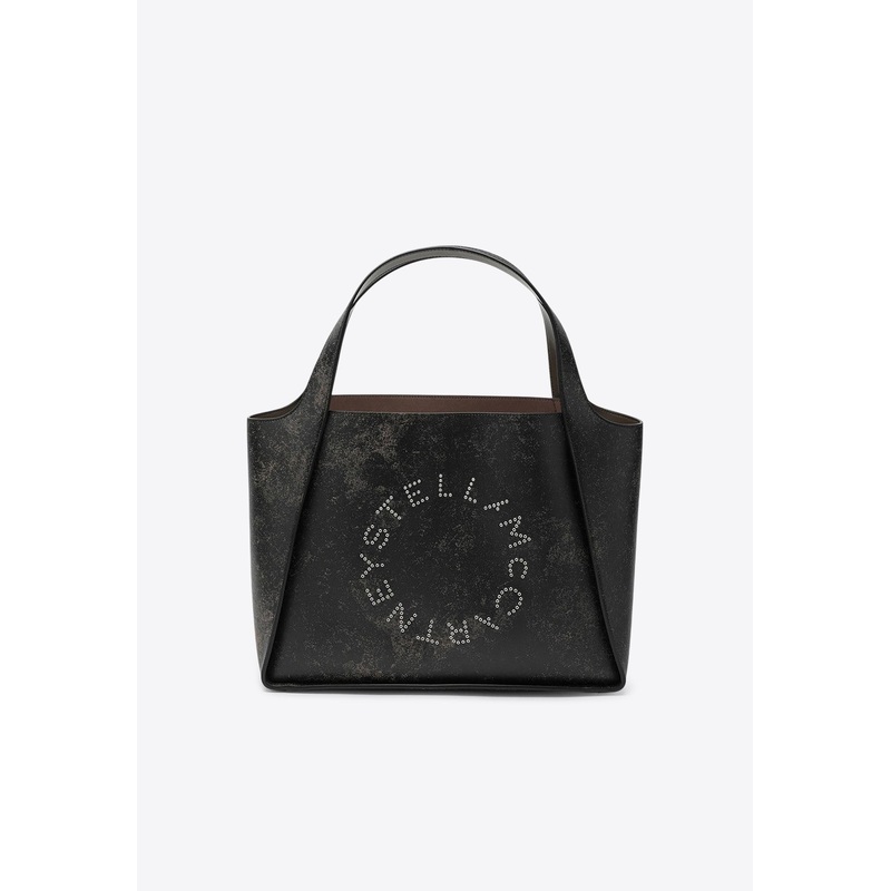 Large Aged Logo Tote Bag