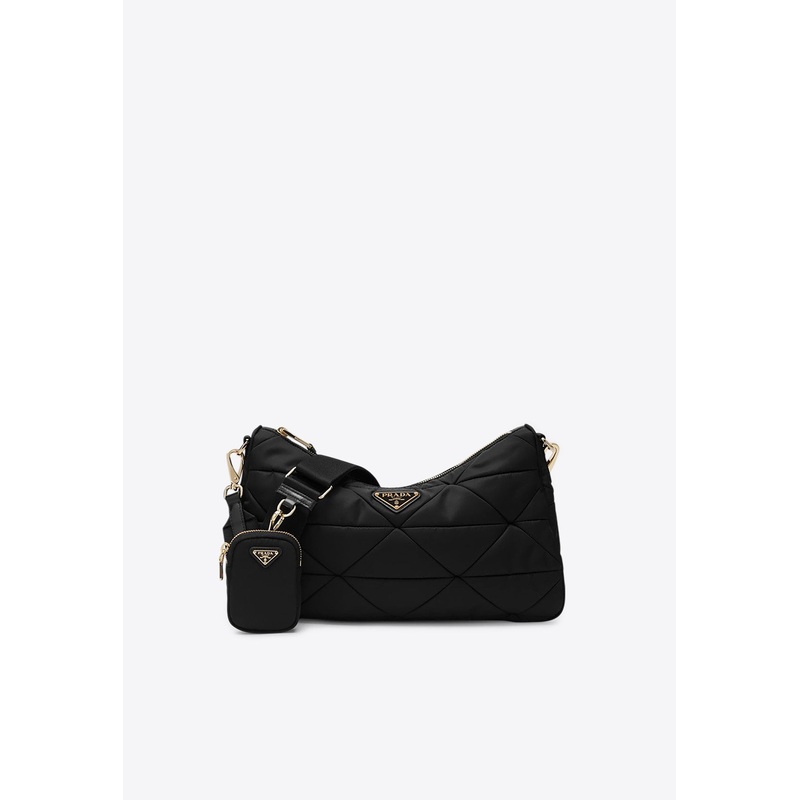 Large Re-Nylon Padded Crossbody Bag