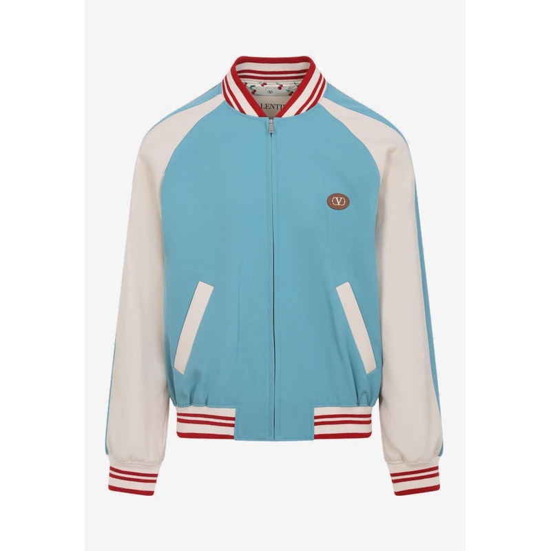 Le Chat de La Maison Color-Block Bomber Jacket