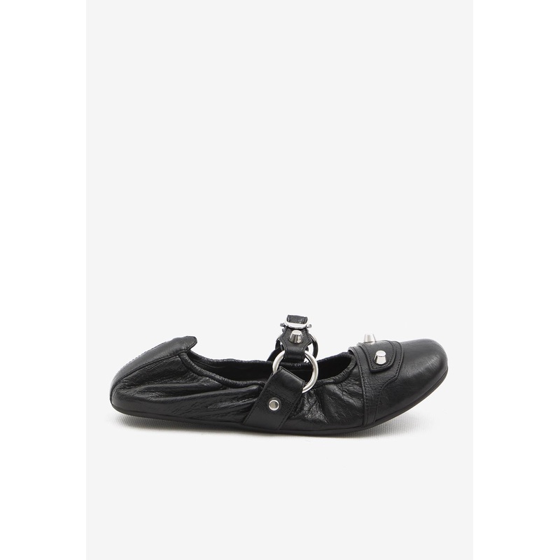 Le City Leather Ballet Flats