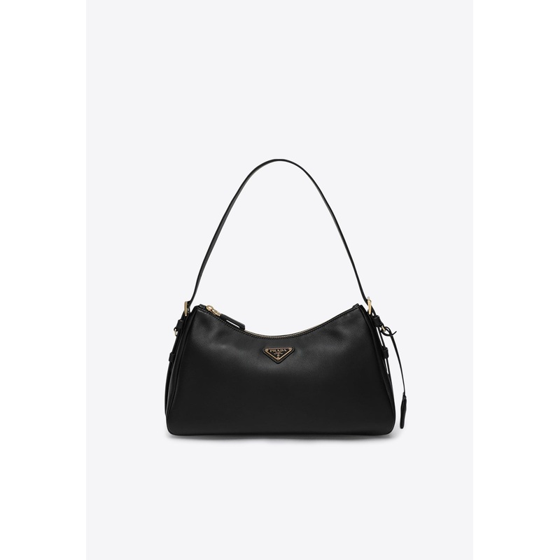 Medium Aime Leather Shoulder Bag