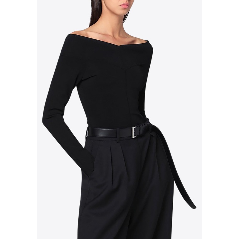 Off-Shoulder Ruched Top