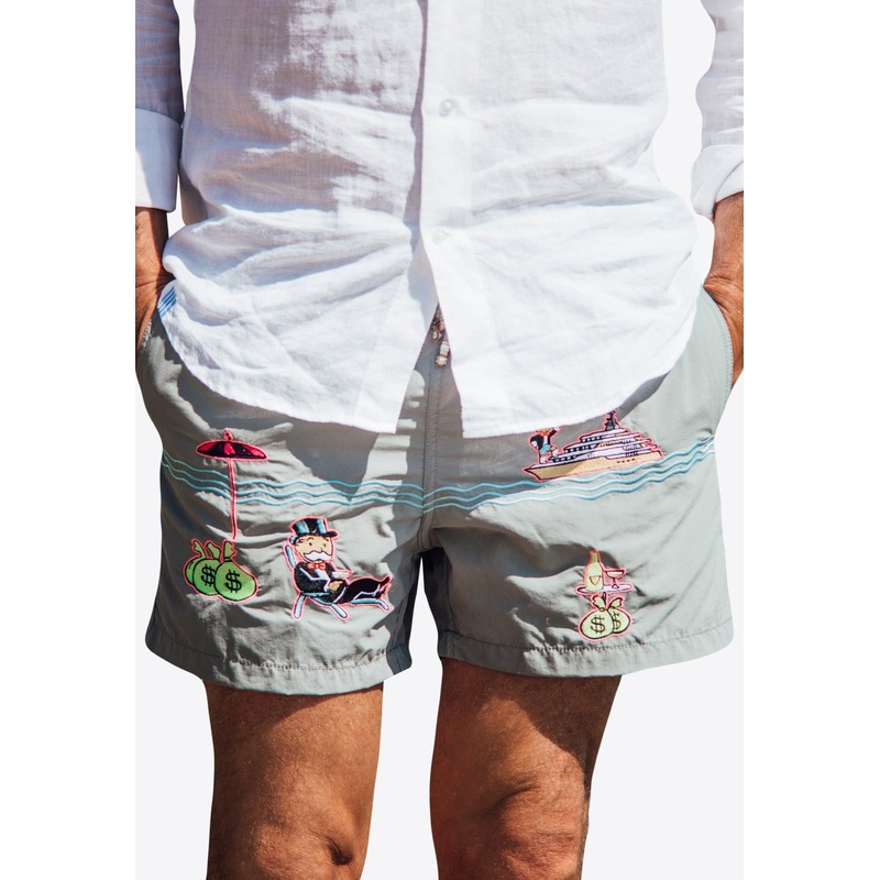 Pampelonne Embroidered Swim Shorts