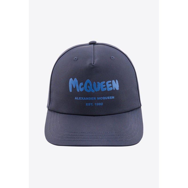 Graffiti Logo Print Baseball Cap