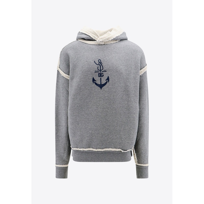 Marina Print Hooded Sweatshirt
