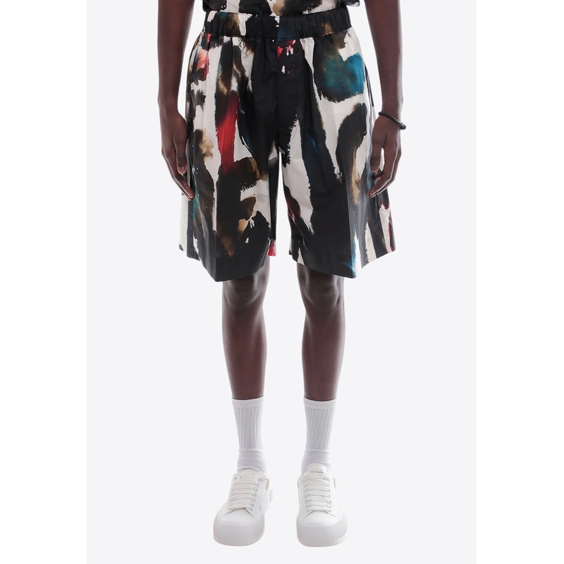 Printed Bermuda Shorts