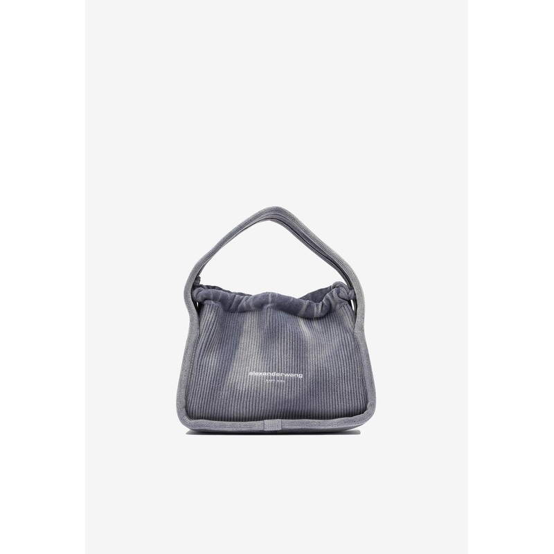 Small Ryan Ribbed Shoulder Bag