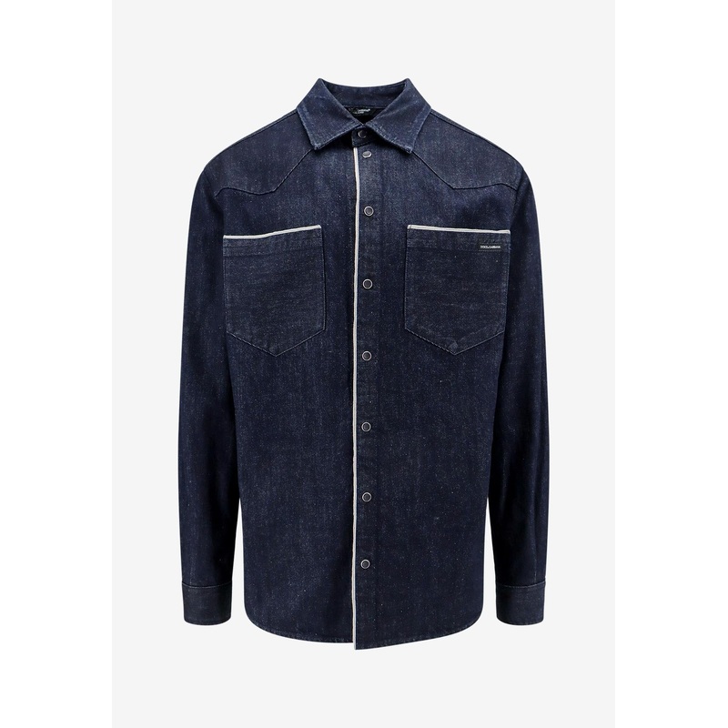 Western-Style Denim Shirt