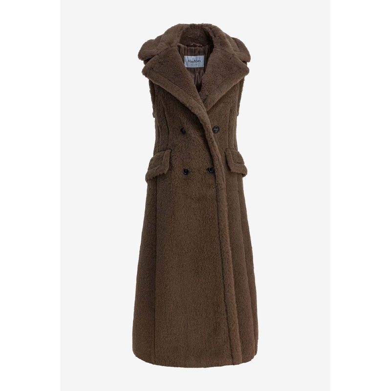 Boario Double-Breasted Shearling Coat