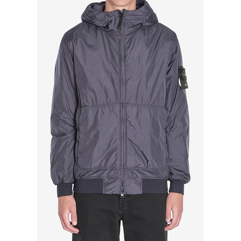 Crinkle Reps Nylon Windbreaker Jacket