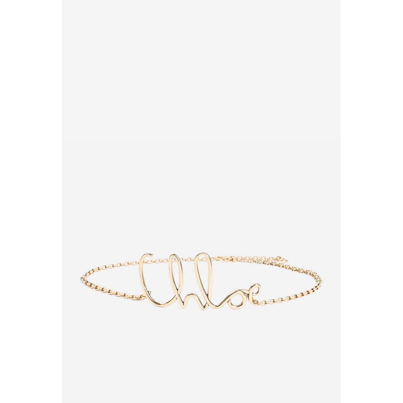 Iconic Logo Plaque Chain Belt