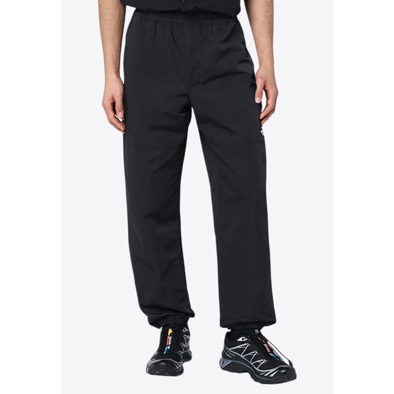 Logo Embroidered Straight-Leg Pants