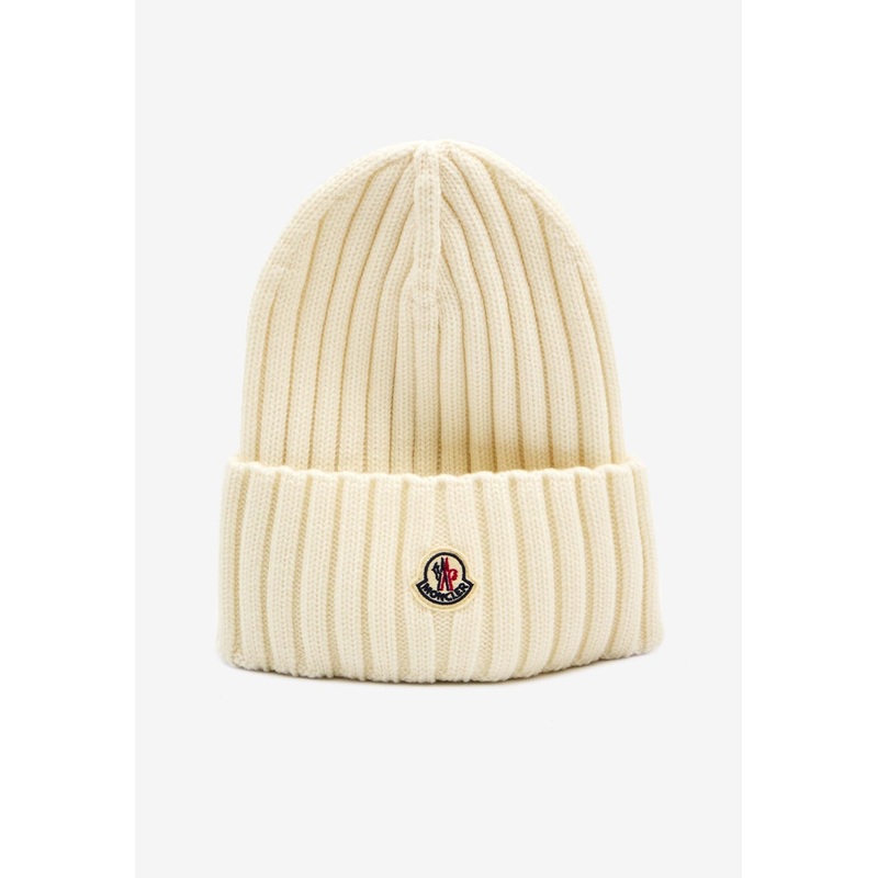 Logo Patch Wool Beanie