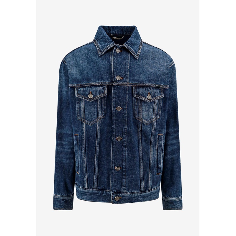 Logo Plaque Denim Jacket
