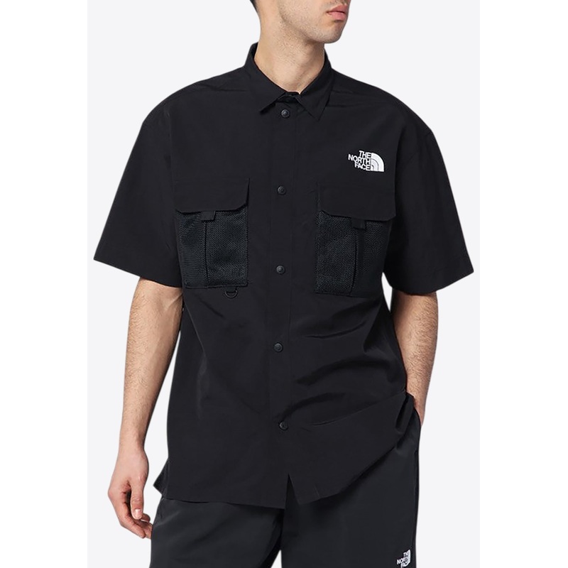 Logo Print Buttoned Shirt