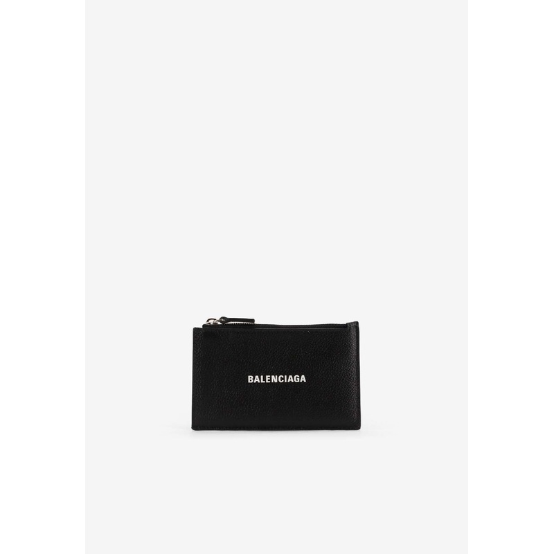 Logo Print Zipped Wallet
