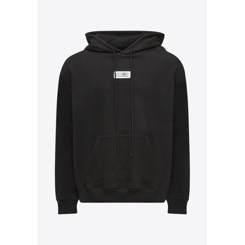 Signature Numeric Patch Hooded Sweatshirt