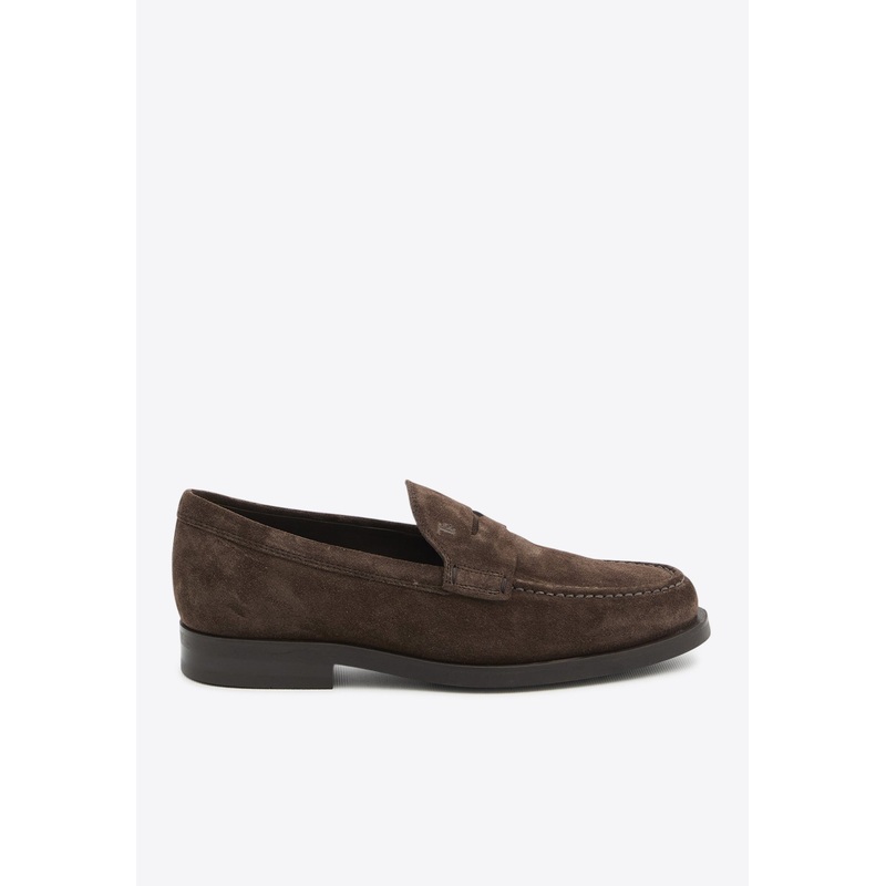 Suede Leather Penny Loafers