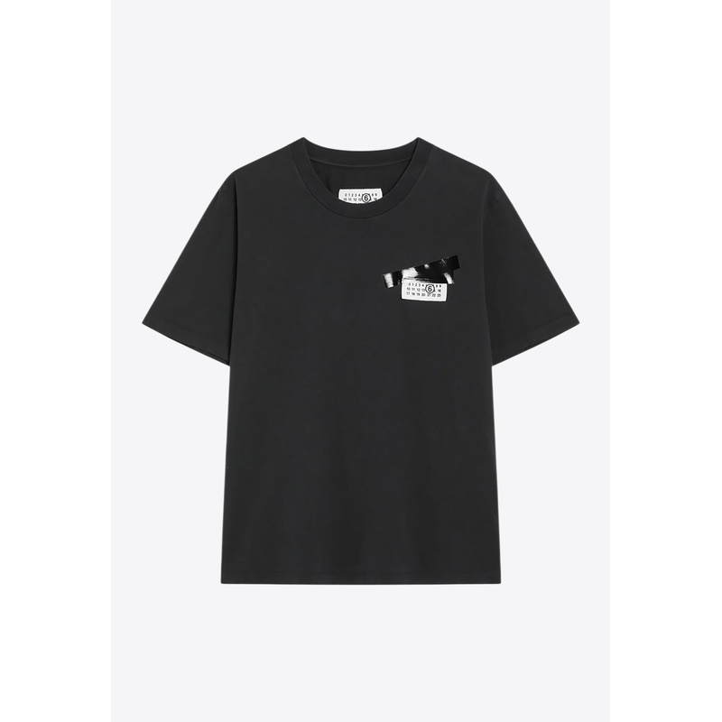 Tape and Numeric Patch Crewneck T-shirt