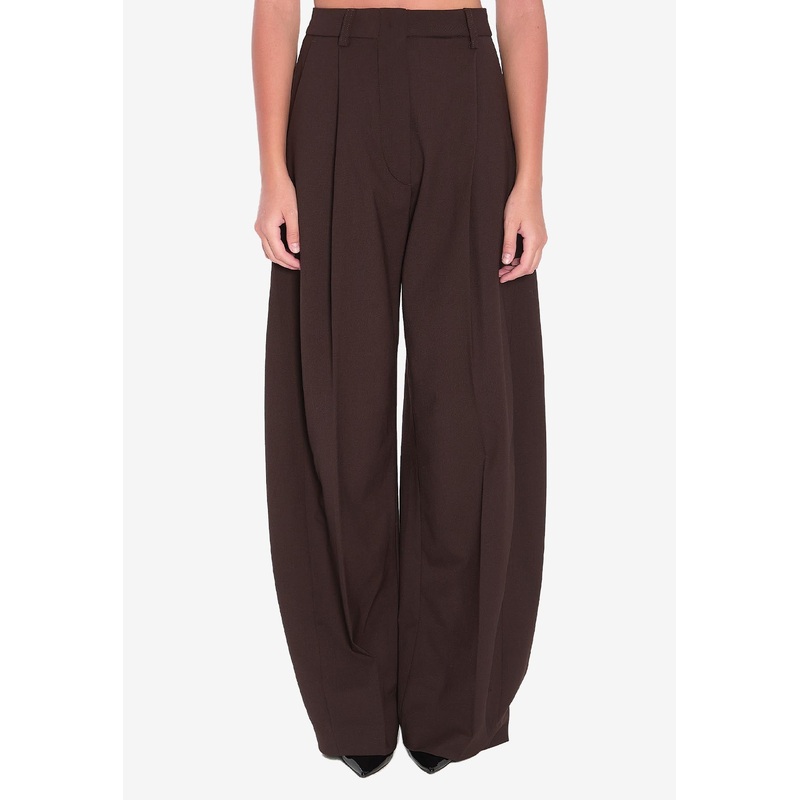 Billie Wide-Leg Wool Pants