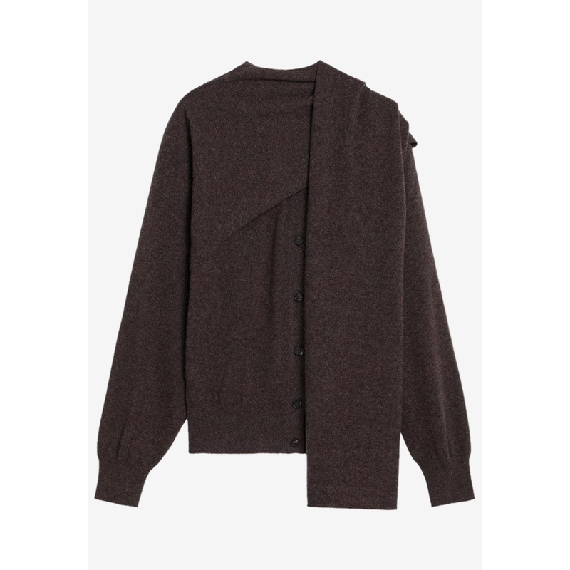 Button-Up Cashmere Cardigan