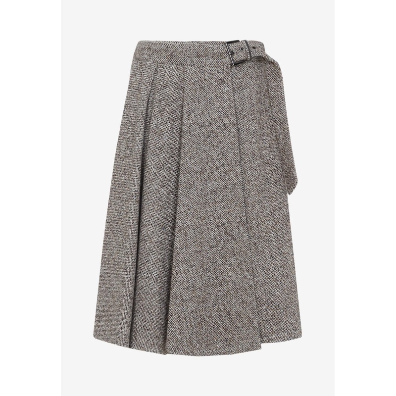Kilt Midi Skirt