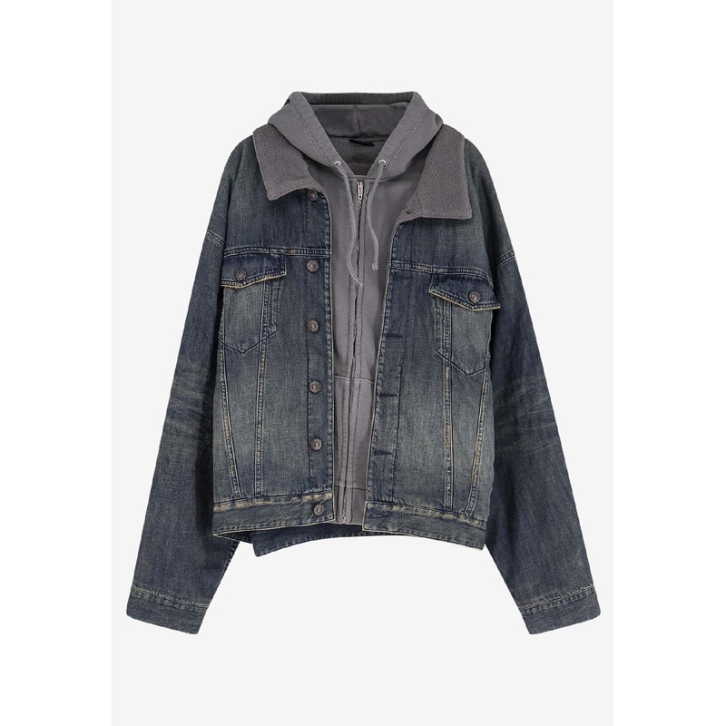 Layered Denim Jacket