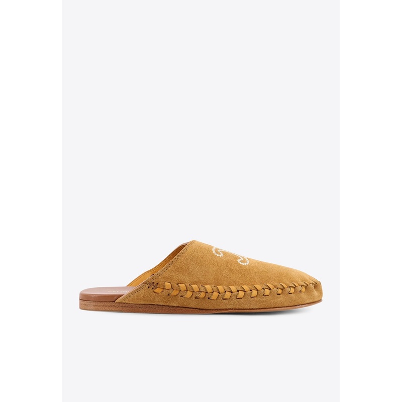 Marlou Triomphe Suede Slippers