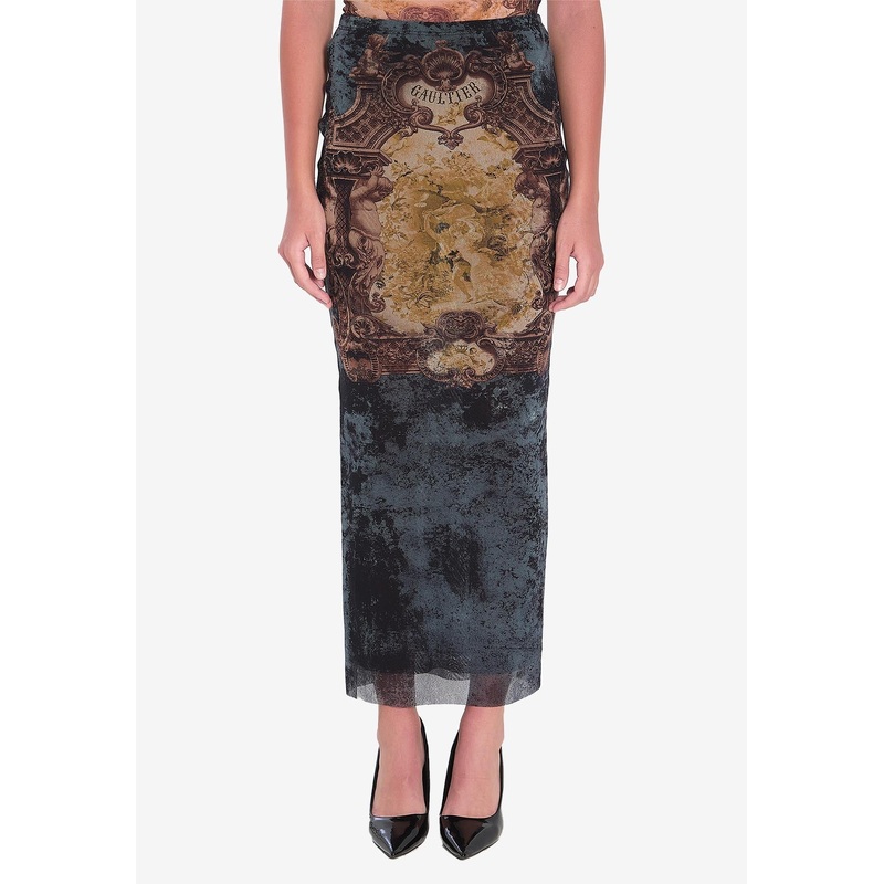 Medallion Midi Skirt