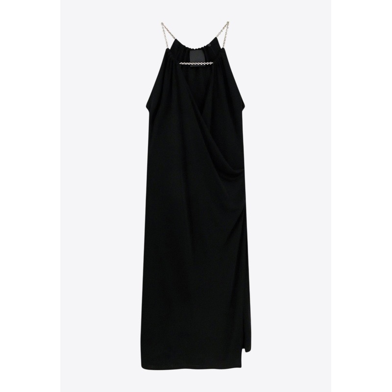 Mini Cut-Out Dress with Chain