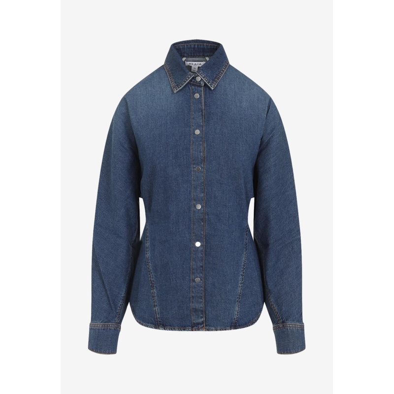 Round Denim Shirt