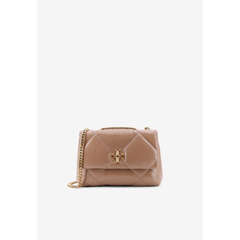 Small Kira Diamond Quilted Leather Shoulder Bag