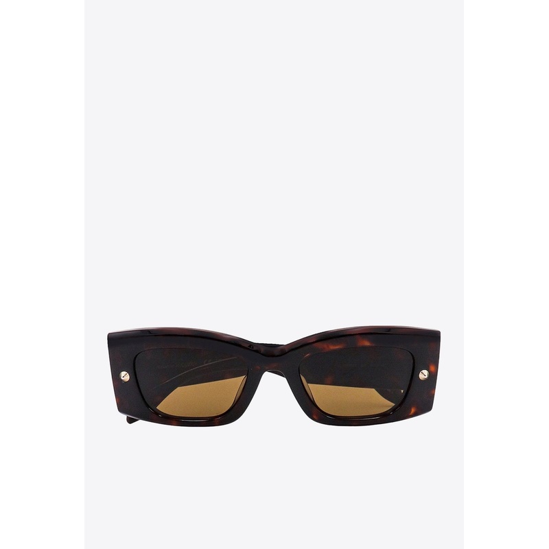 Spike Studs Rectangular Sunglasses