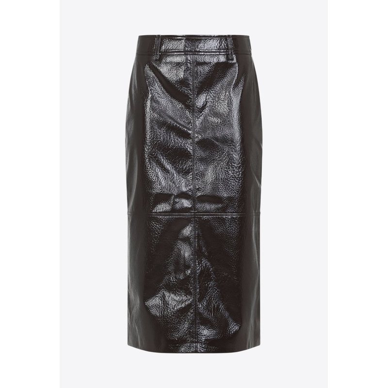 Taney Crackled Pencil Skirt