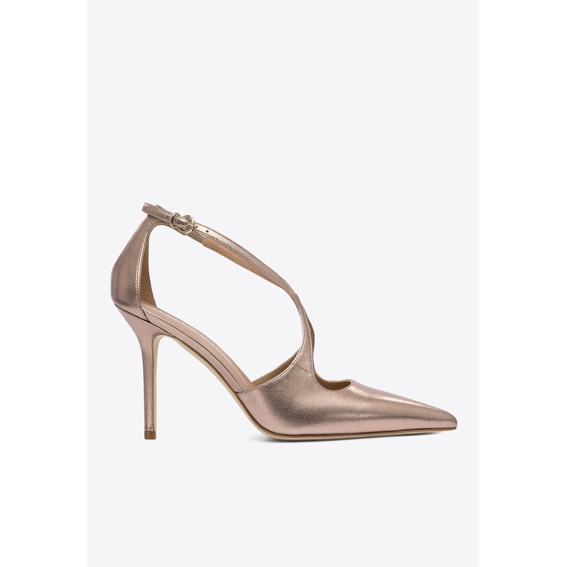 Venus 95 Metallic Leather Pumps