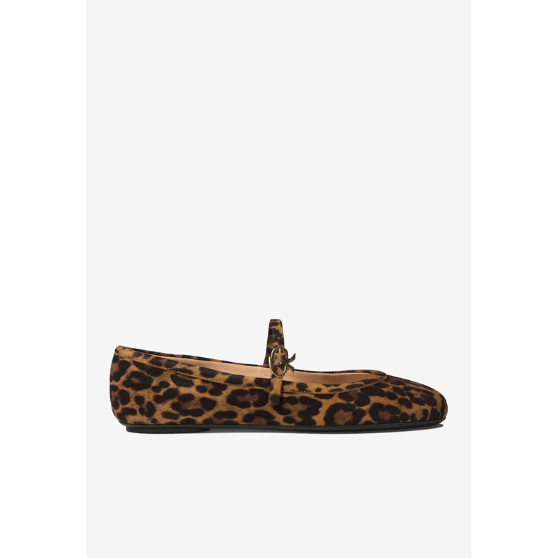 Carla Leopard Print Ballet Flats