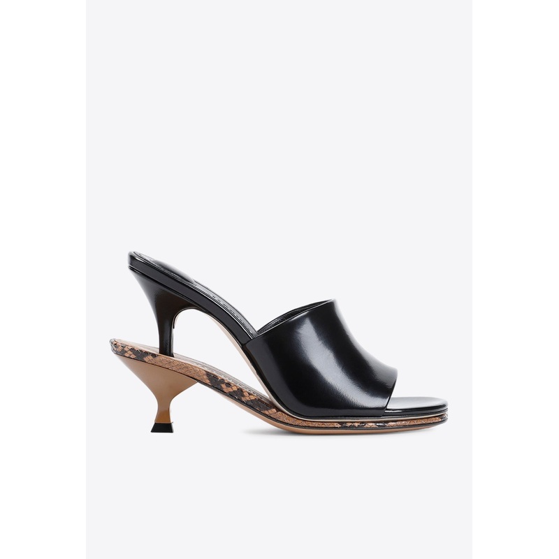 Double 110 Leather Mules