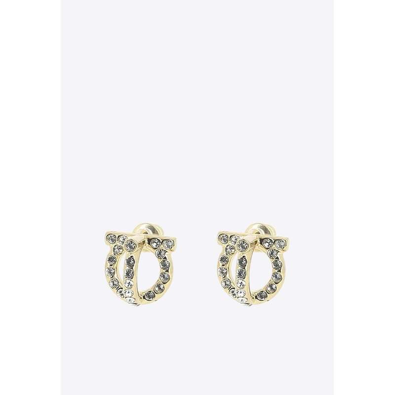 Gancini 3D Stud Earrings